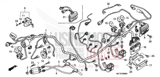 FAISCEAU DES FILS (FJS6001/2/D3/D4/D5) FJS6002 de 2002